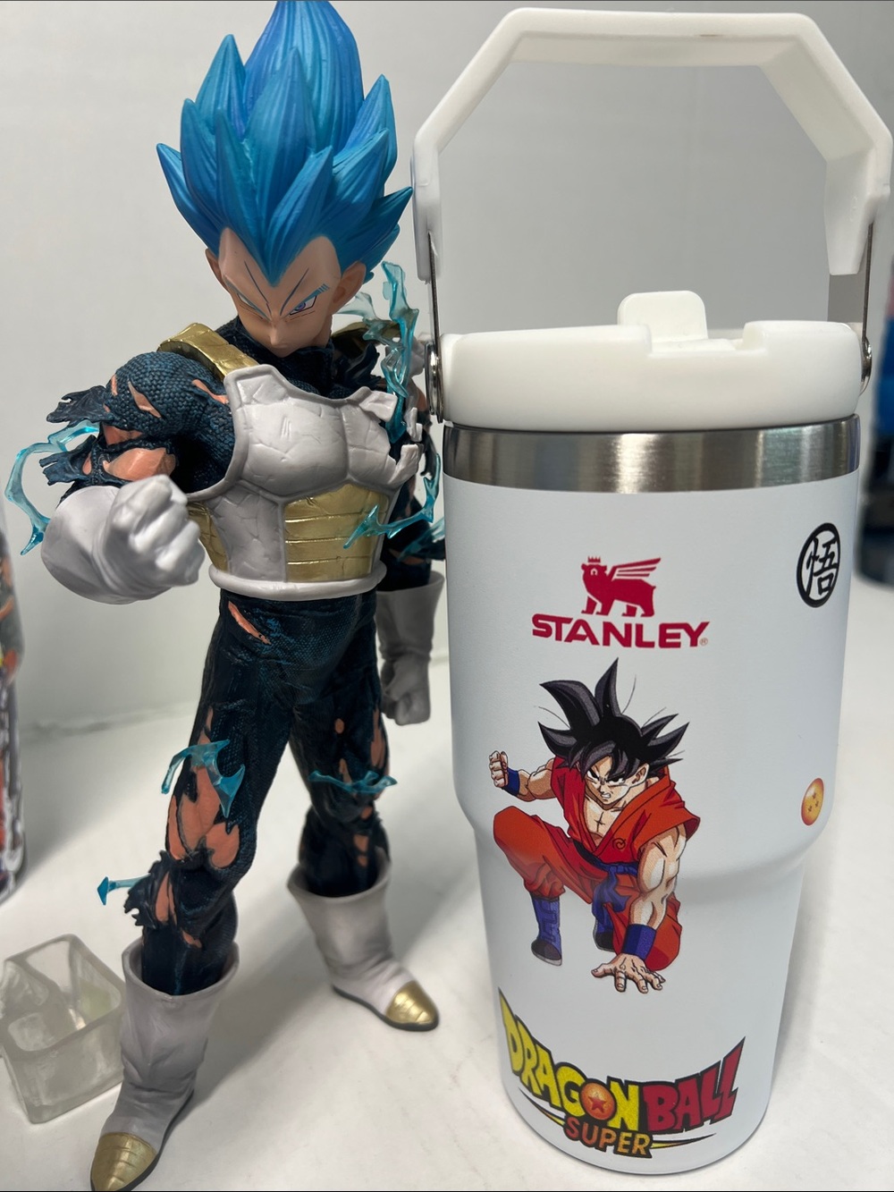 Stanley White Dragon Ball Super Graphic Travel Tumbler